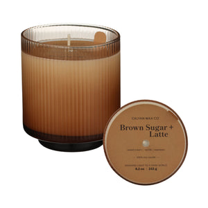 Brown Sugar + Latte Radiance Soy Candle - Calyan Wax Co.