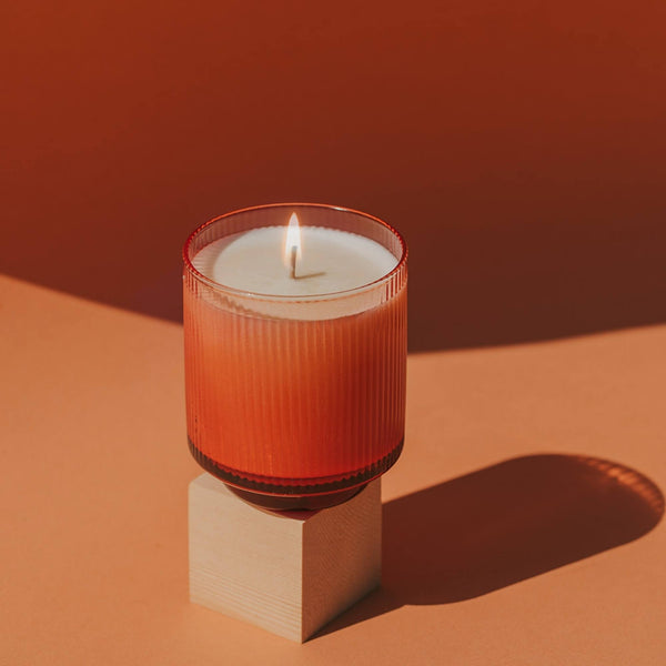 Cashmere + Rum Radiance Soy Candle - Calyan Wax Co.