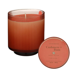 Cashmere + Rum Radiance Soy Candle - Calyan Wax Co.