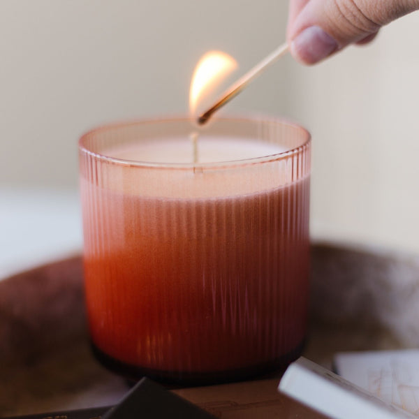 Cashmere + Rum Radiance Soy Candle - Calyan Wax Co.