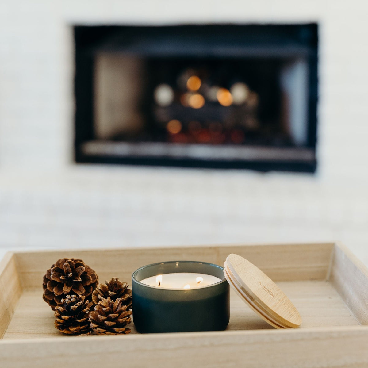 Fir + Clove 3-Wick Resilience Soy Candle | Seasonal Fragrance - Calyan Wax Co.
