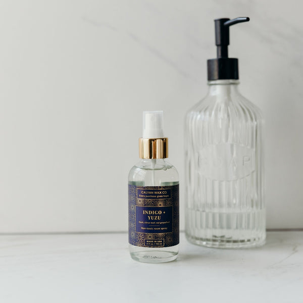 Indigo + Yuzu Non - Toxic Room Spray - Calyan Wax Co.