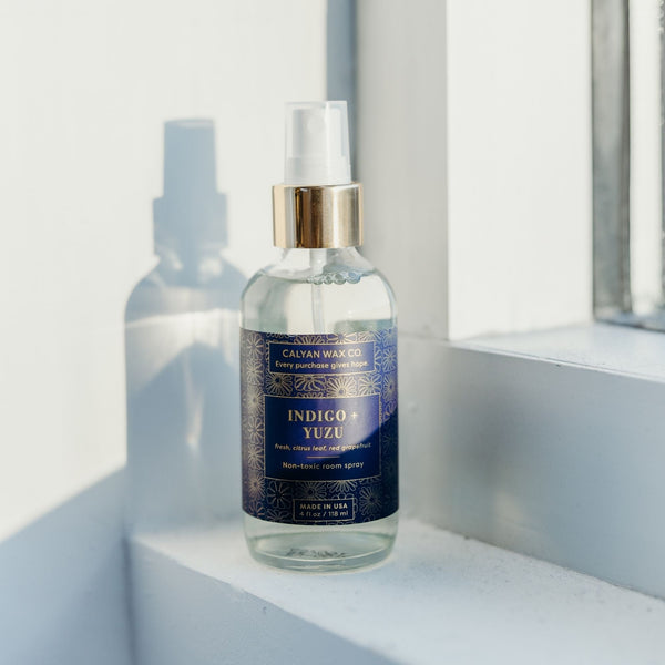 Indigo + Yuzu Non - Toxic Room Spray - Calyan Wax Co.