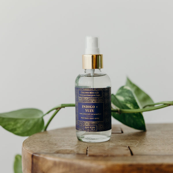 Indigo + Yuzu Non - Toxic Room Spray - Calyan Wax Co.