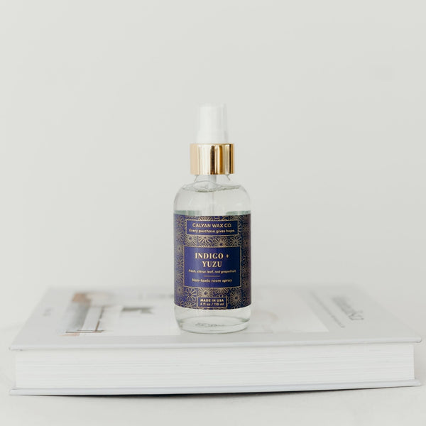 Indigo + Yuzu Non - Toxic Room Spray - Calyan Wax Co.