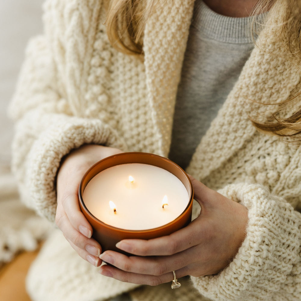 Mahogany + Cashmere Resilience Series Soy Candle - Calyan Wax Co.
