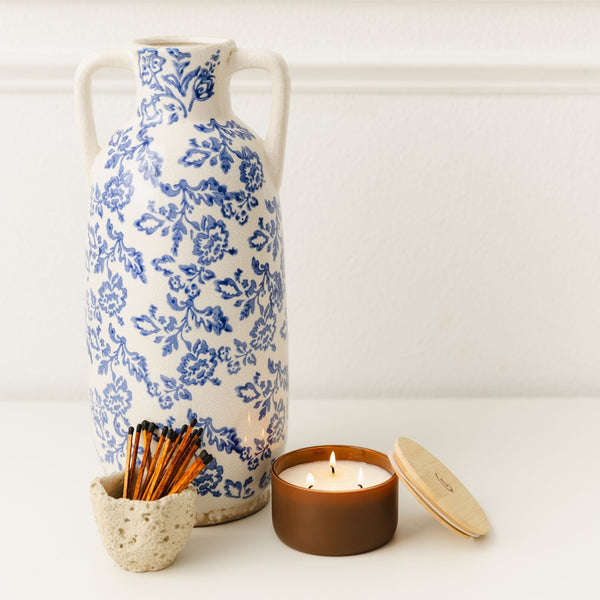 Mahogany + Cashmere 3 - Wick Resilience Soy Candle - Calyan Wax Co.