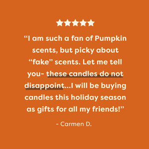 Pumpkin + Spices 3 - Wick Clear Glass Tumbler Soy Candle - Calyan Wax Co.